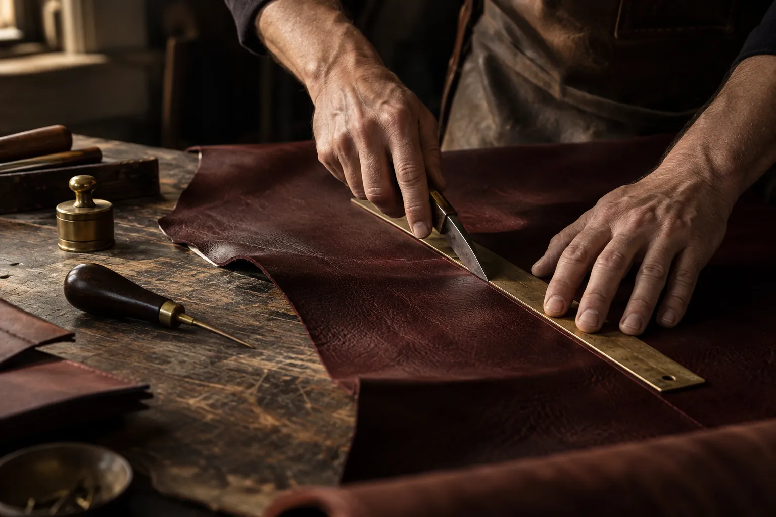 Existing leather workshop and craft reference